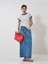 LEATHER FOLDABLE BAG /Y252-01059